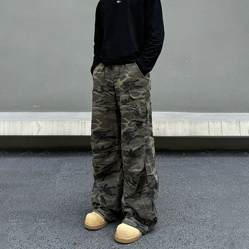 Baggy Camo Cargo Pants