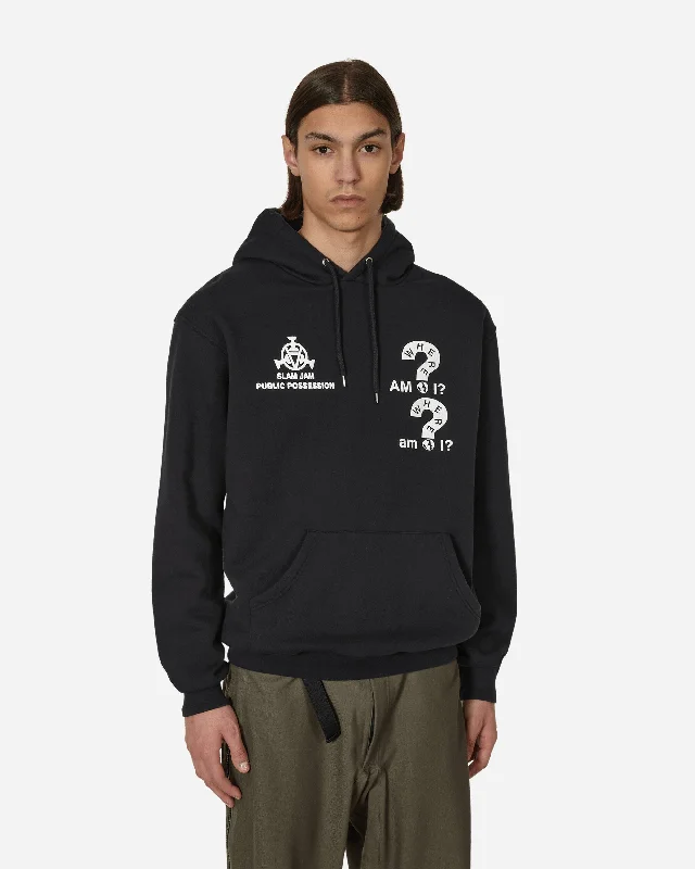 Slam Jam Where Am I Hooded Sweatshirt Black