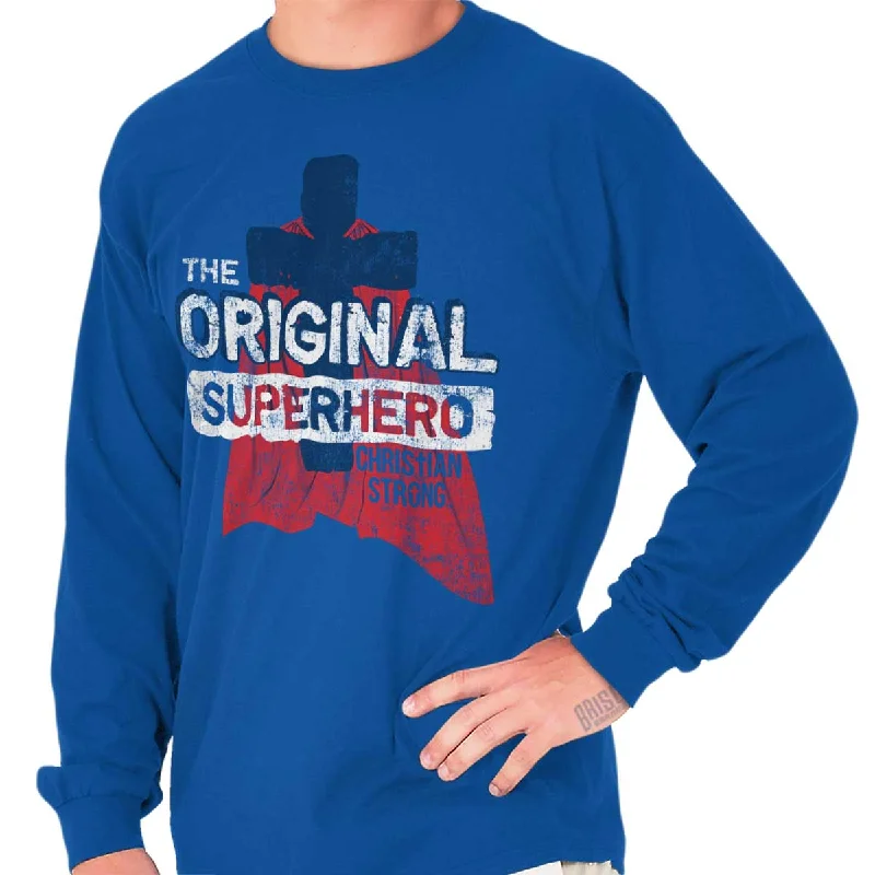 Original Superhero Long Sleeve T Shirt