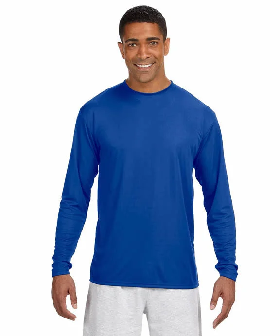 N3165 - A4 Mens Cooling Performance Long Sleeve T-Shirt | Royal